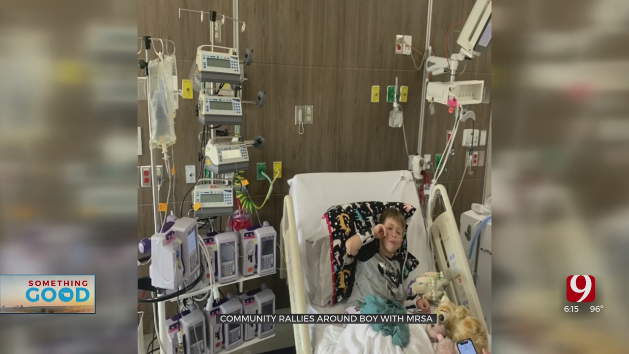 Mustang Community Rallies Behind 7-Year-Old Boy With MRSA