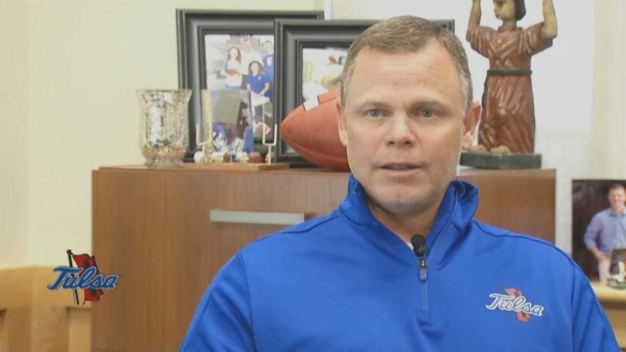 Tulsa Head Coach Shares Lessons Learned From His Father