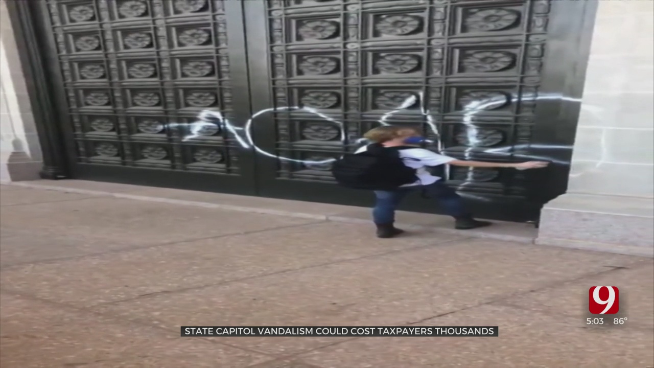 Vandalism To State Capitol Building Could Cost Thousands To Repair, Restoration Manager Says