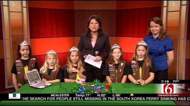 Tulsa Girl Scouts Talk About Visit With The President