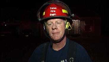 WEB EXTRA: Tulsa Fire Captain Randy Steed Talks About House Fire