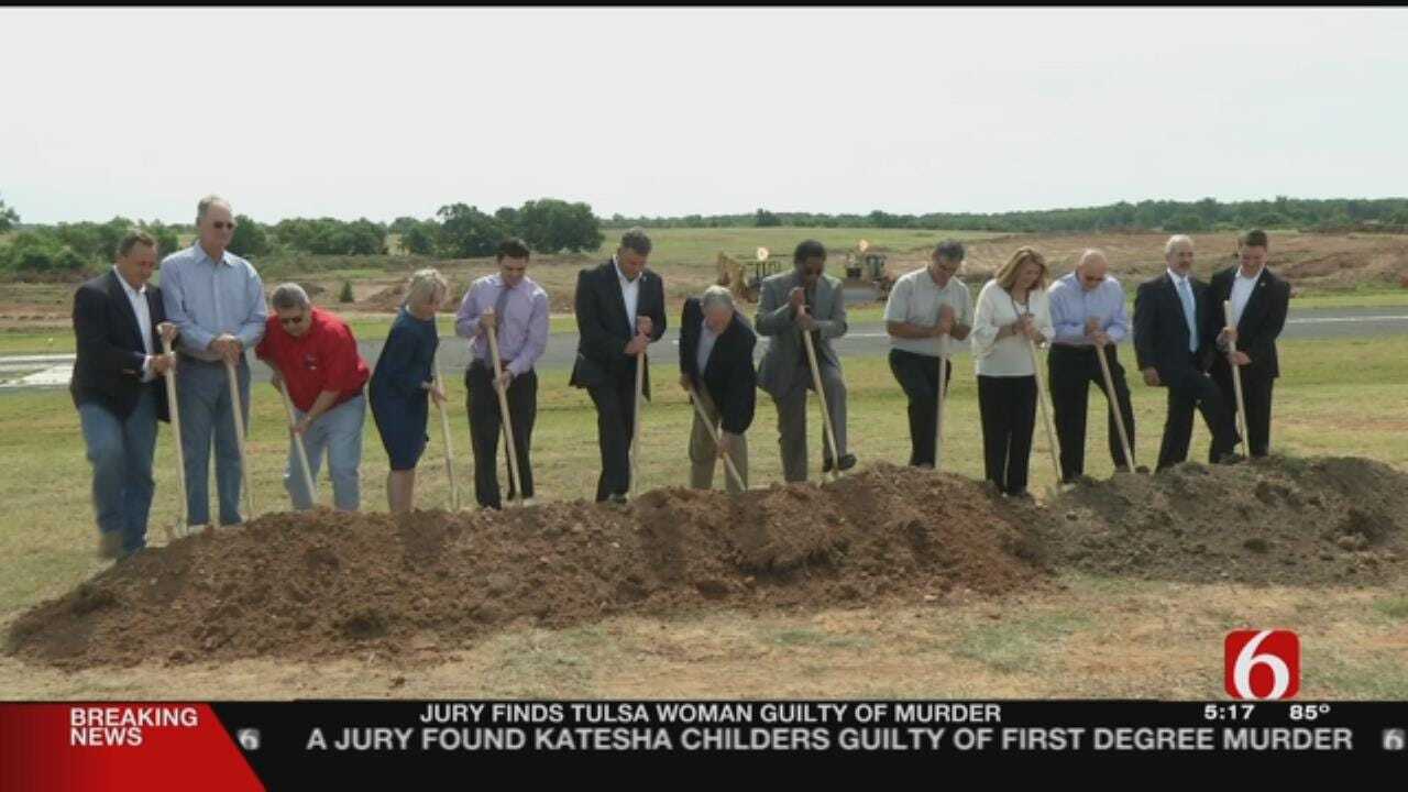 Groundbreaking Held For $3.5 Million Bristow Airport Expansion