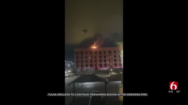 Tulsa Drillers Say Fire Caused By Fireworks Show 'Freak Incident'
