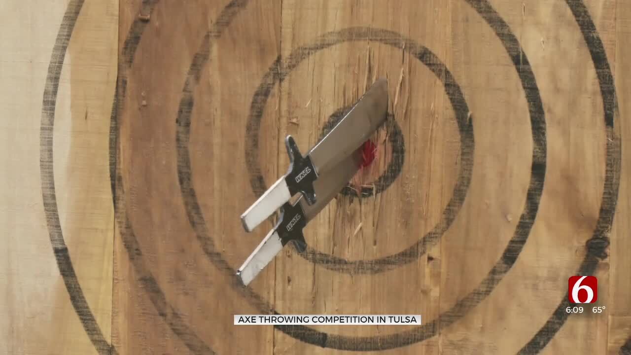 'It's A Great Community': Axe And Knife Throwing World Championships Underway In Tulsa