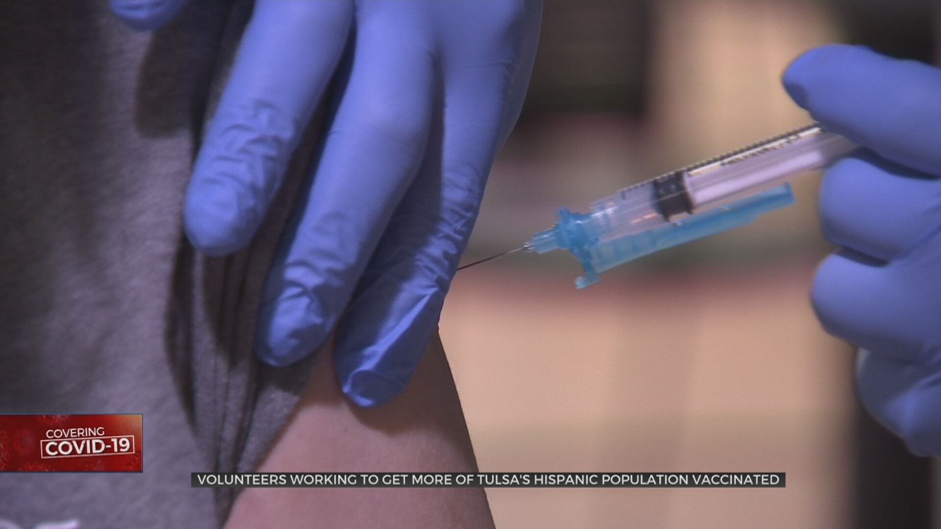 Volunteers Work To Help Tulsa County’s Hispanic Population Get COVID-19 Vaccines 