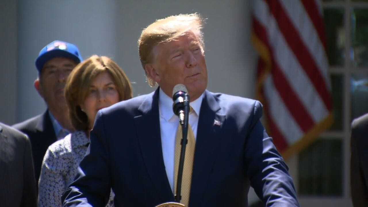 President Trump Calls On Supporters To Reject 'Socialist Health Care'