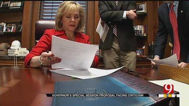 Fallin's Plan To Use Surplus Money For Teacher Raises Could Be Unconstitutional