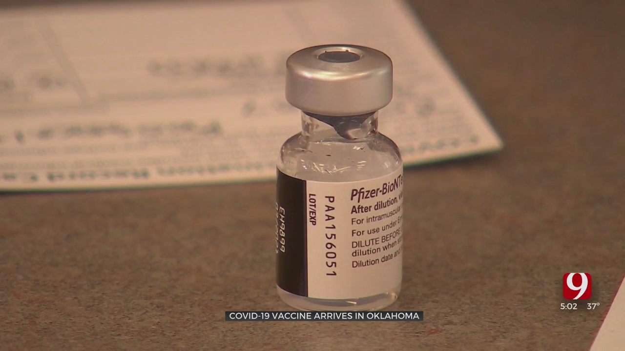 Oklahoma Officials Announce First Shipment of Pfizer Vaccine
