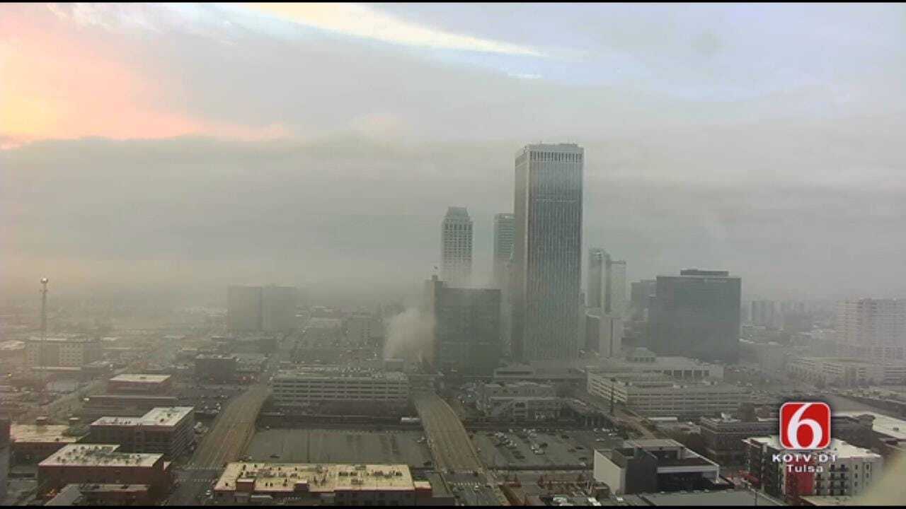Friday Morning Fog In Downtown Tulsa