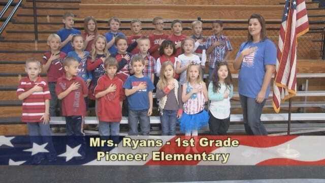 Mrs. Ryans' 1st Grade Class At Pioneer Elementary