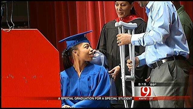 Special Graduation Ceremony Hosted For OKC Teen Injured In Crash