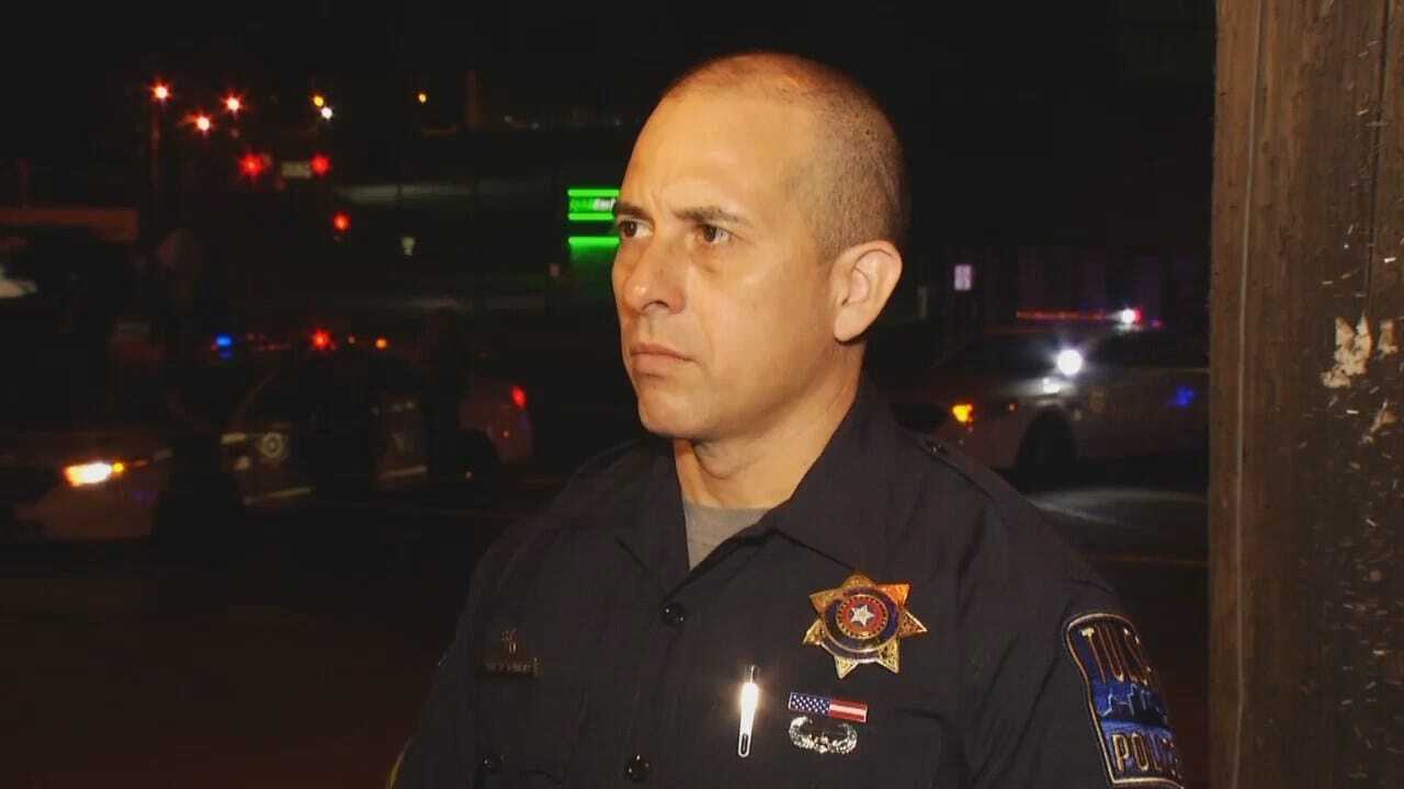 WEB EXTRA: Tulsa Police Officer Joe Gamboa Talks About 18th And Boston Shooting