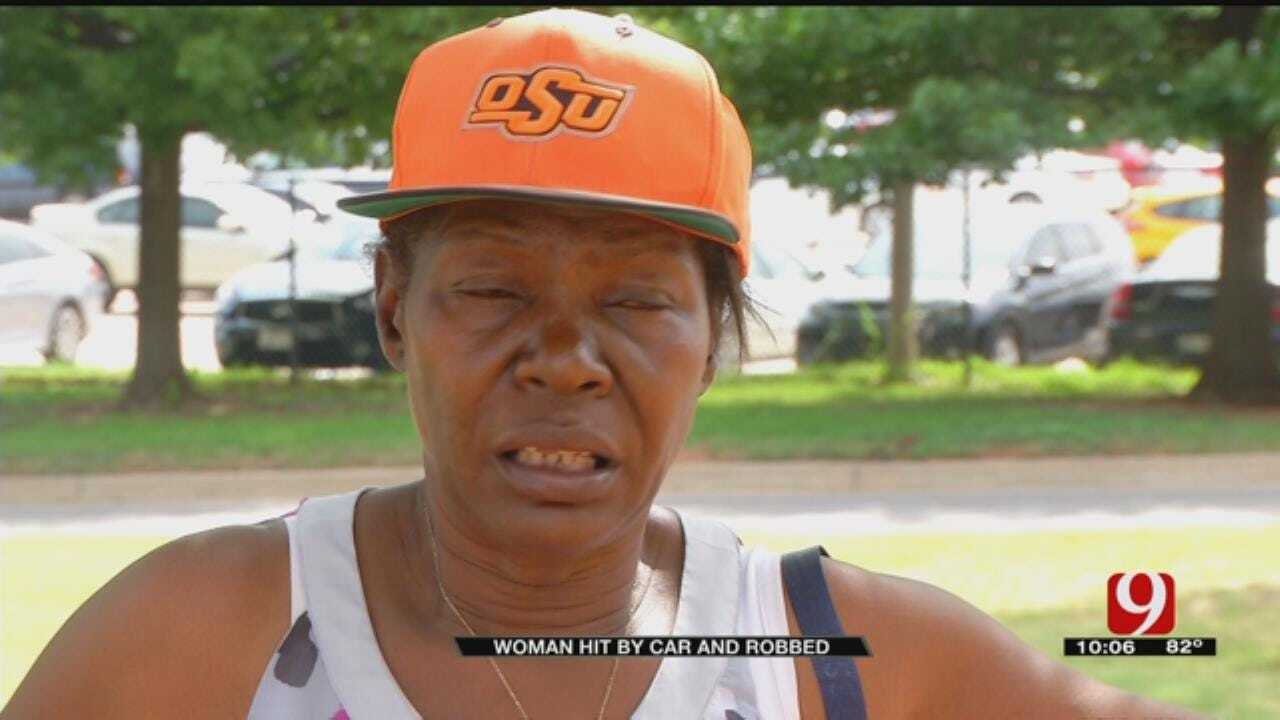 OKC Woman Hit By Car, Robbed Hours Later