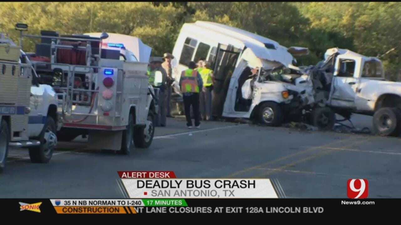 NTSB To Begin Probe Of Texas Bus-Truck Crash That Killed 13