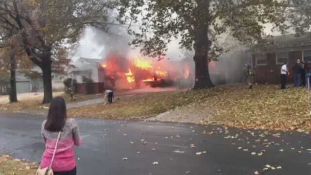 WEB EXTRA: Viewer Footage Of Midtown House Fire