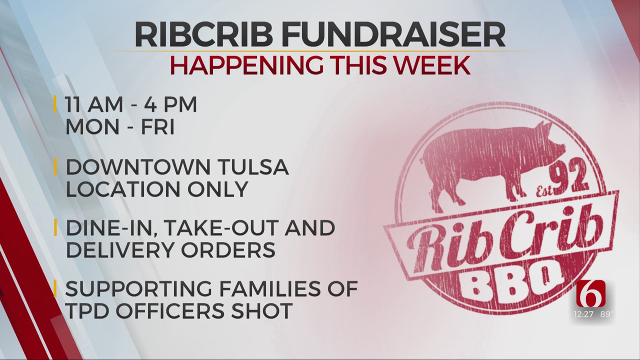 Downtown Tulsa Rib Crib Holds 'We Love You Blue' Fundraiser