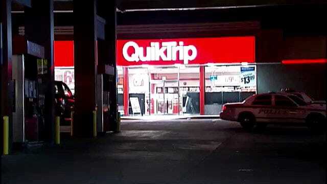 WEB EXTRA: Video From Scene At QuikTrip Armed Robbery At Admiral And Harvard