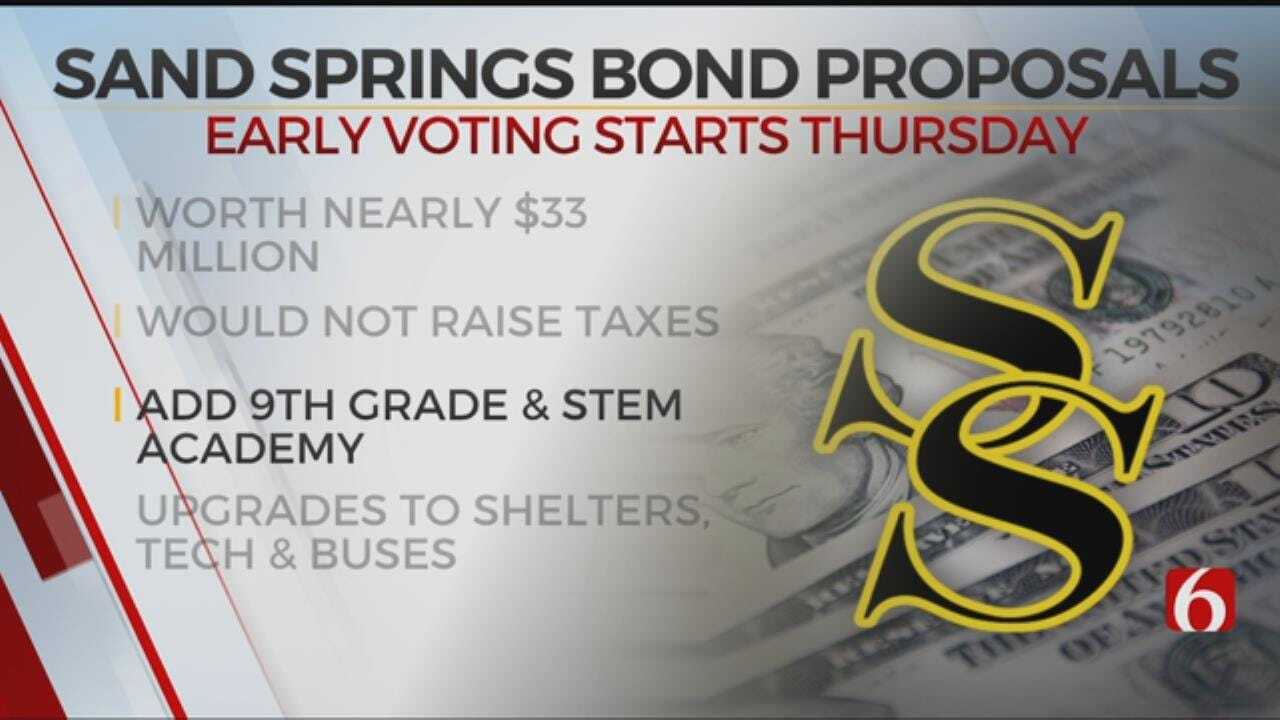 Early Voting For Sand Springs Bond Proposals Begins Thursday