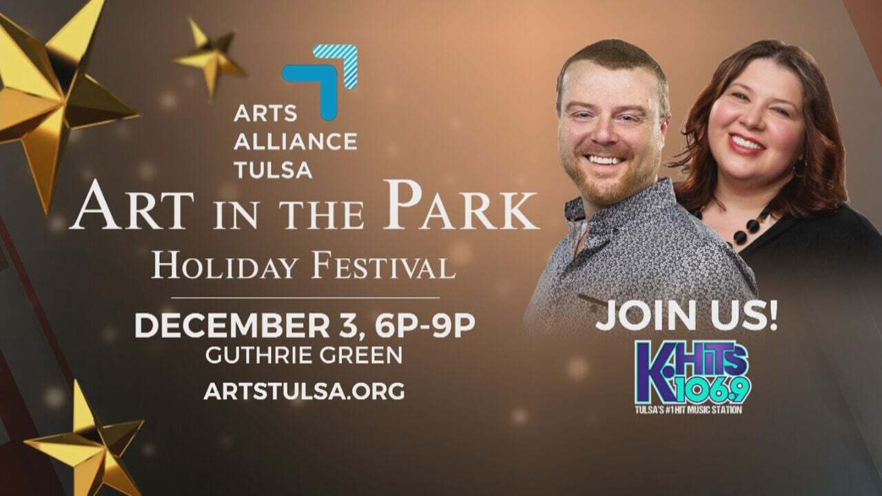 Watch: Arts Alliance Tulsa Prepares To Host 'Holiday Art In The Park' At The Guthrie Green 