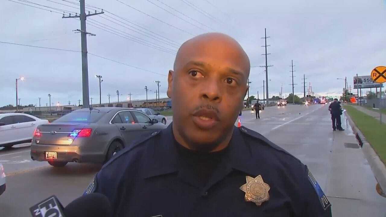 WEB EXTRA: Tulsa Police Officer Leland Ashley Talks About Fatal Accident