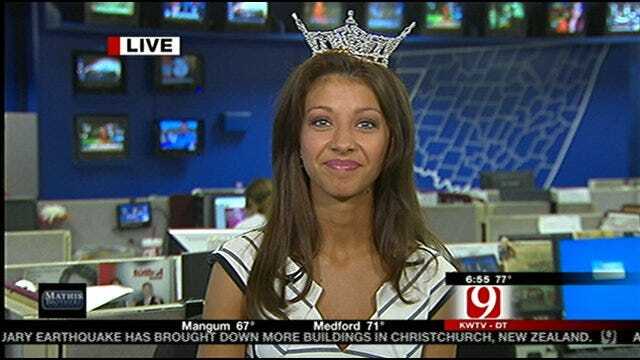 New Miss Oklahoma Talks With News 9 This Morning