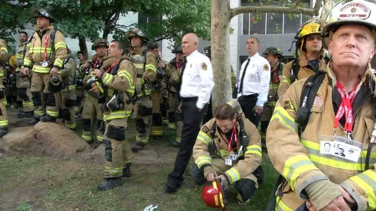 Oklahoma First Responders Honor 9/11 Victims With Stair Climb