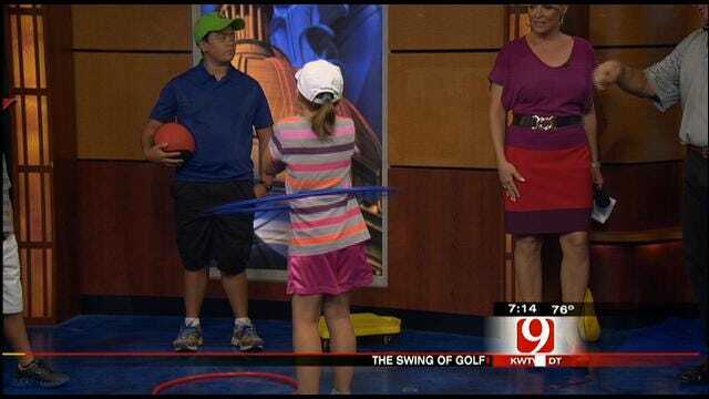Oklahoma Youth Playing Golf