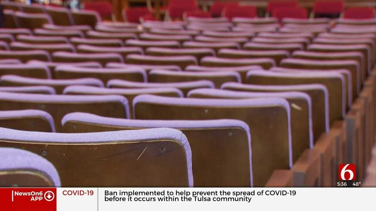 Church Members Hold Makeshift Service Due To Coronavirus Concerns