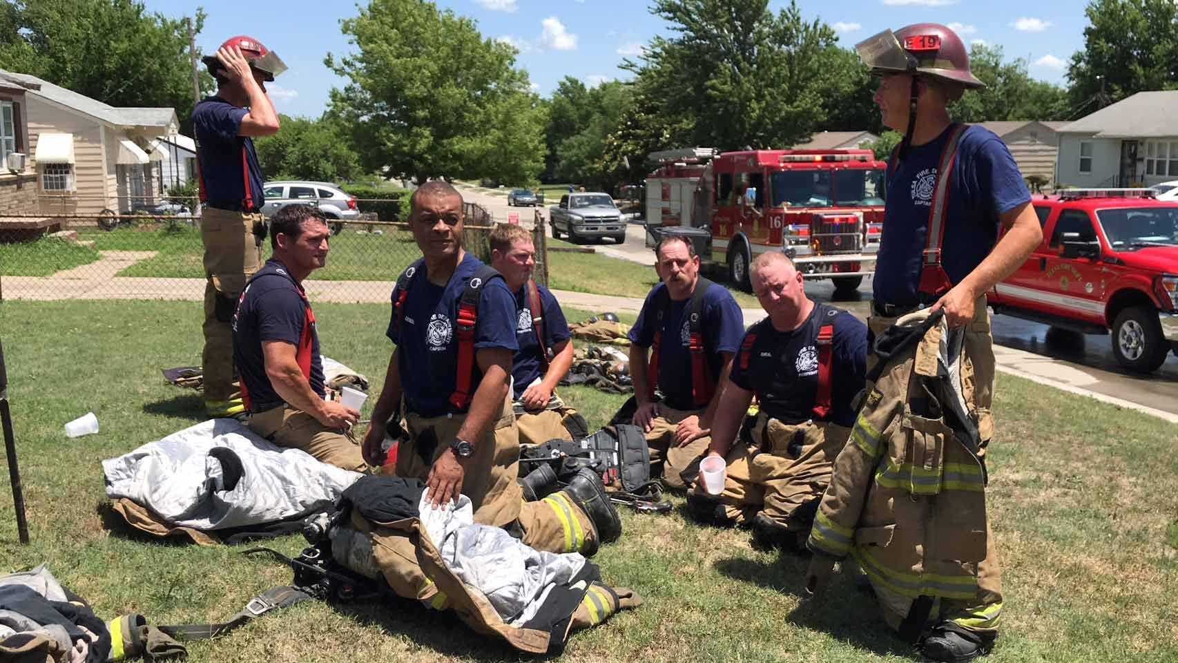 Emory Bryan: Firefighters Battle Heat As Well As Fire
