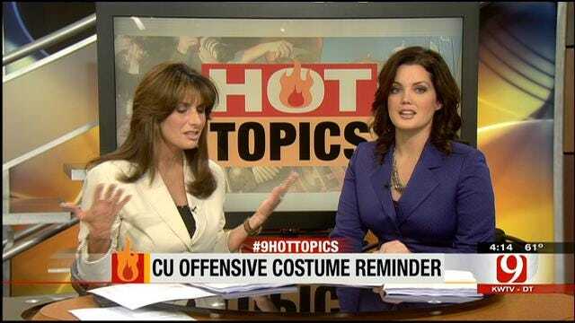 Hot Topics: CU Offensive Costume Reminder