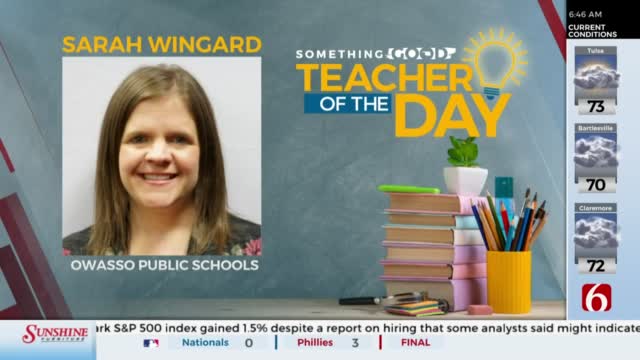 Teacher Of The Day: Sarah Wingard