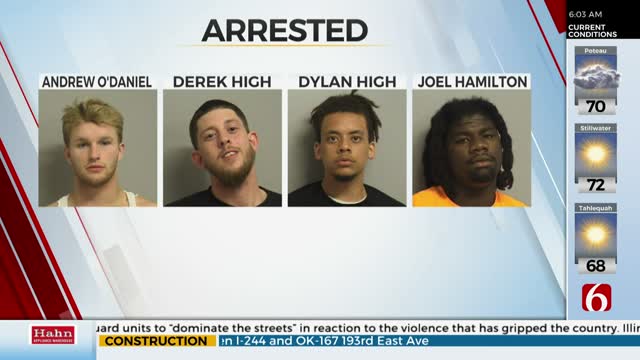 Tulsa Police: 4 Arrested During Overnight Protests