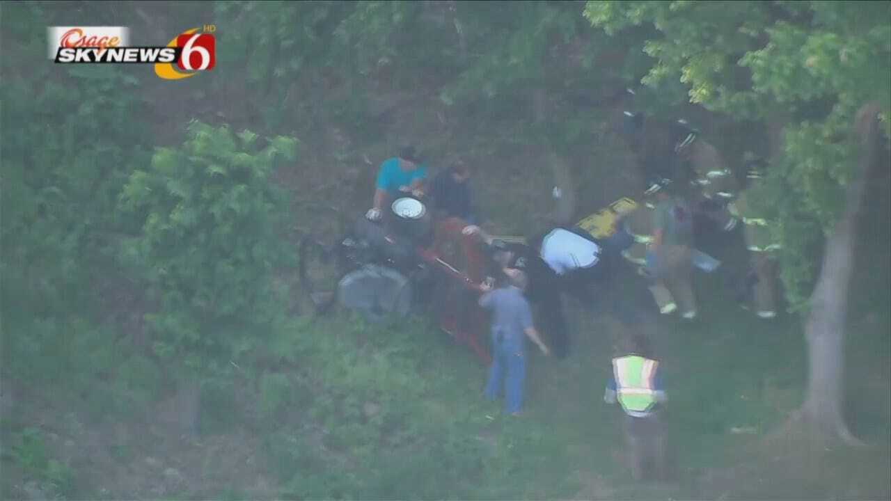 Osage SkyNews 6 HD Video Of Riding Lawnmower Accident At Gilcrease Museum