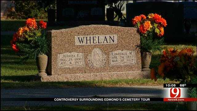 Controversy Surrounding Edmond's Cemetery Tour