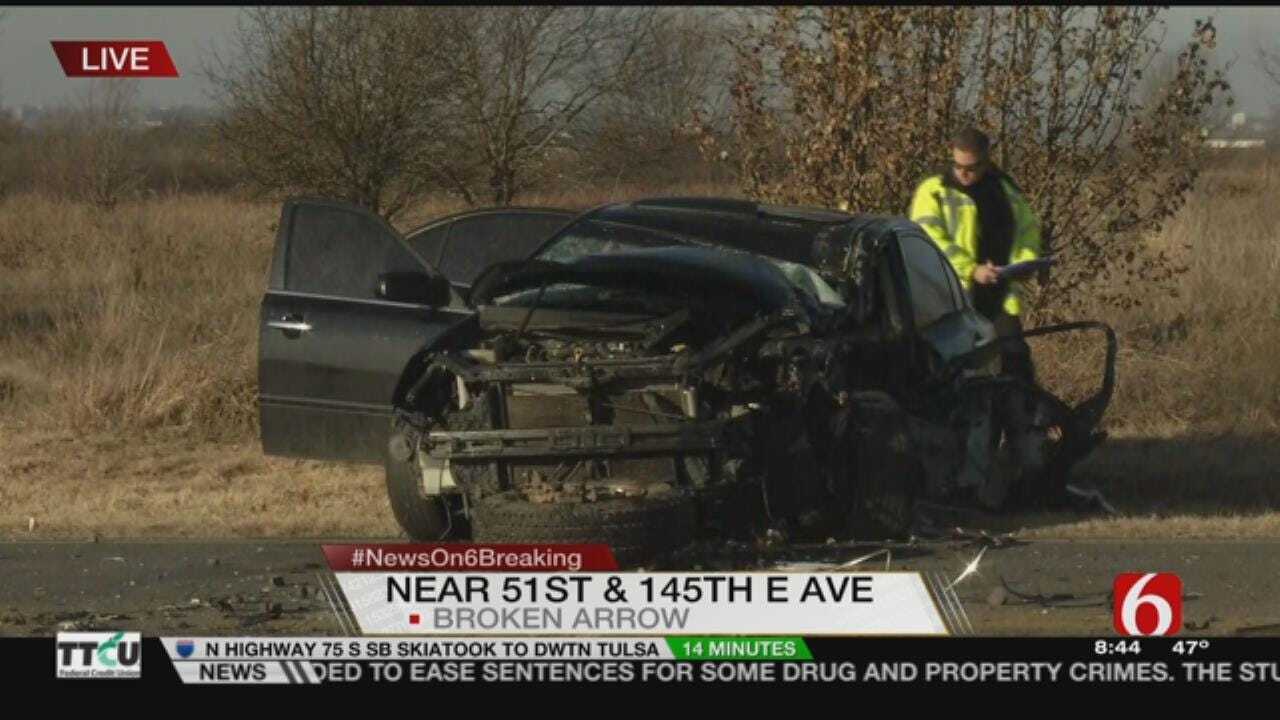 2 Teens Injured In Broken Arrow Crash