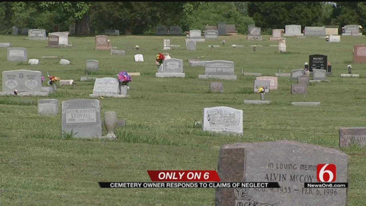 Tulsa Cemetery Owner Responds To Claims Of Negligence