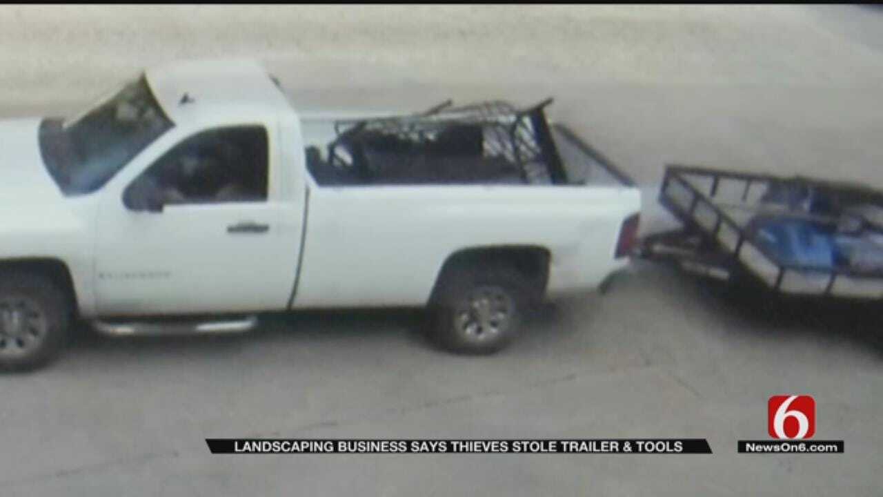 Sand Springs Businessman Loses Trailer To Thieves