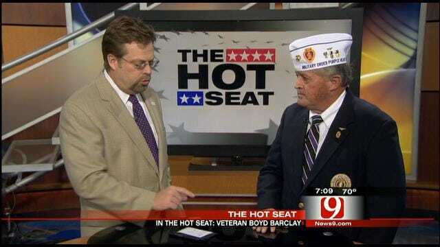 Hot Seat: Boyd Barclay From The Military Order Of The Purple Heart.