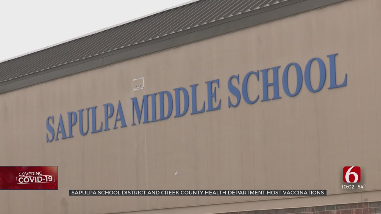 Sapulpa Public Schools, Creek County Officials Team Up To Vaccinate Teachers And Support Staff