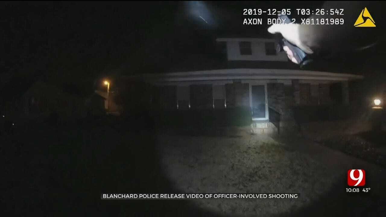 WATCH: Blanchard PD Releases Video Of Officer-Involved Shooting