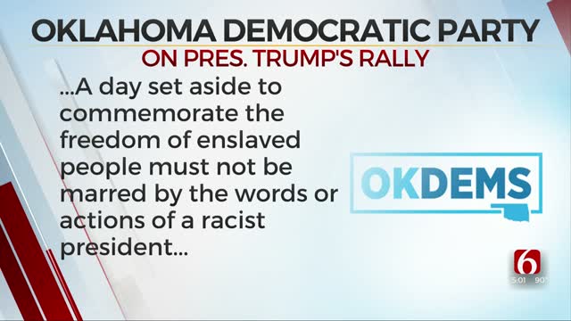 Oklahoma Democratic Party Denounces President's Rally, Announces Press Conference