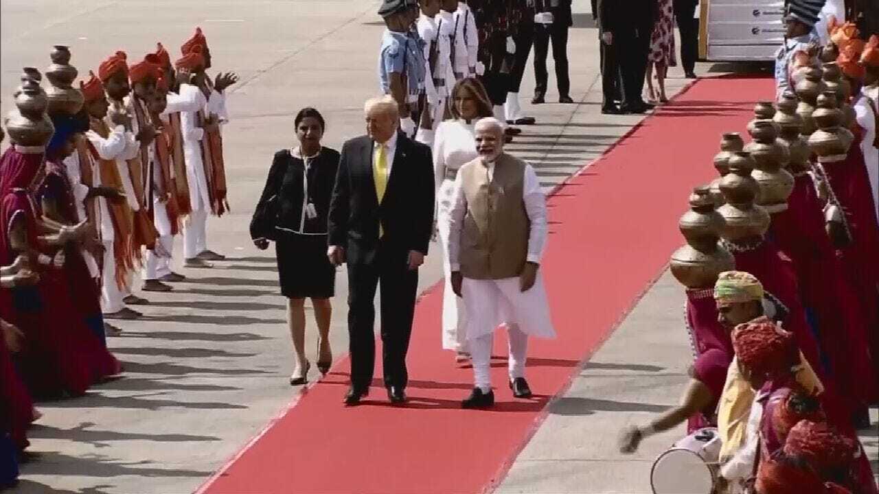 President Trump Met With Large Crowds During Two Day Visit To India