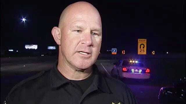 WEB EXTRA: Tulsa Police Cpl. Brian Collum Talks Crash On BA Expressway