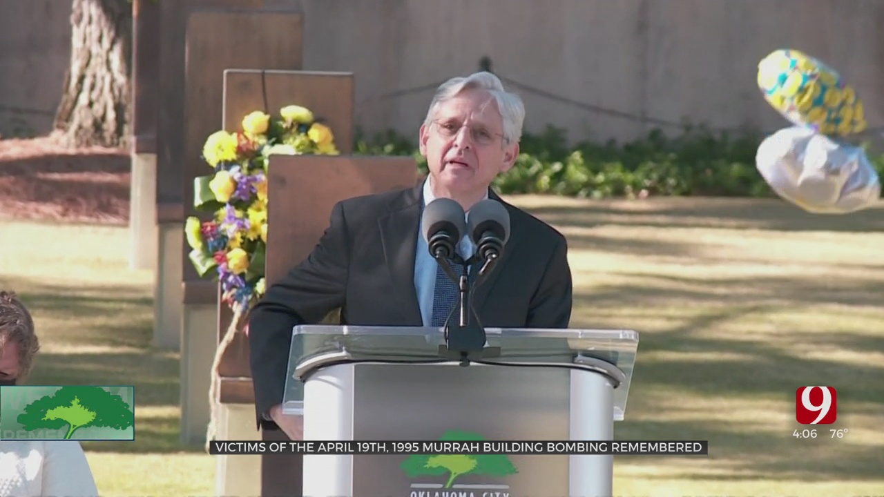 Oklahomans, US AG Garland Remember Victims 26 Years After The Murrah Building Bombing