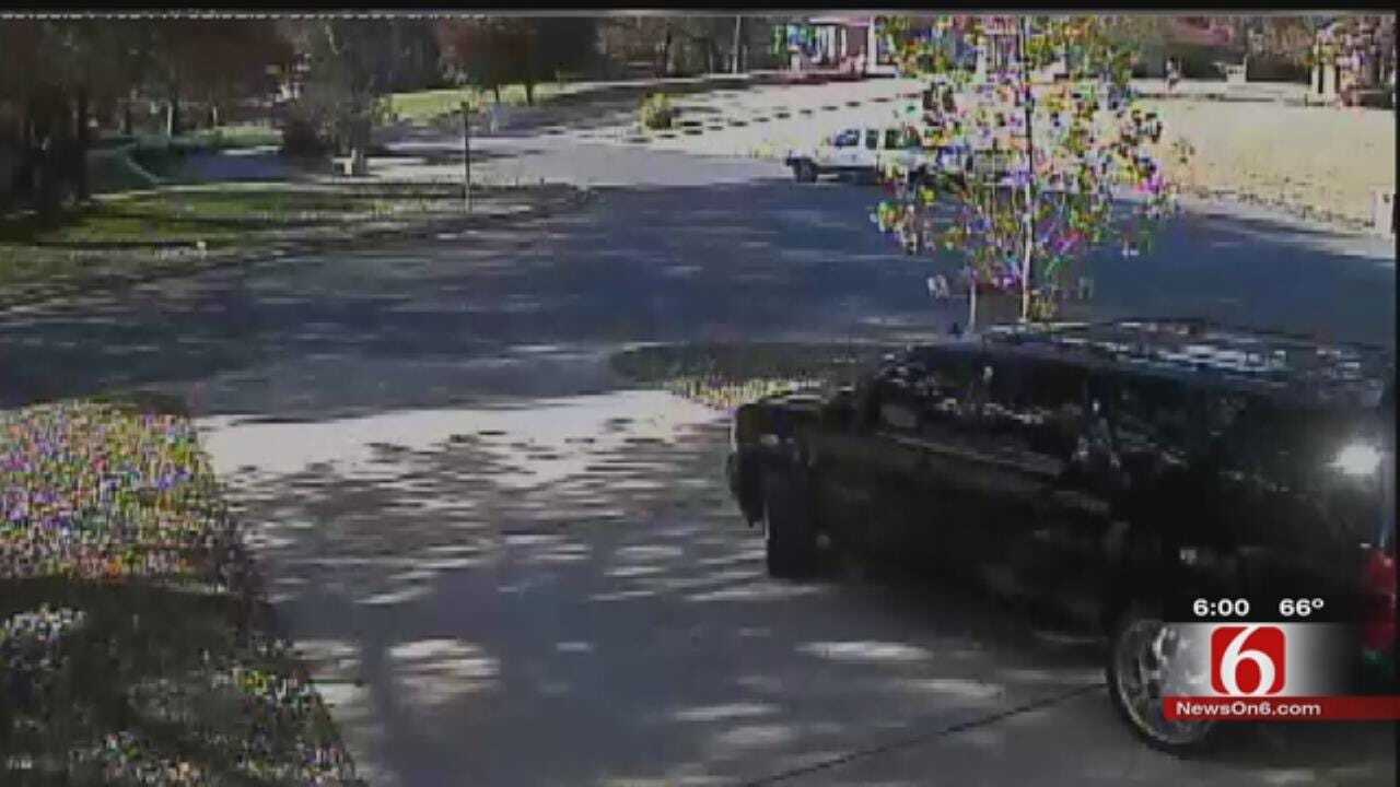 Tulsa Family's Home Burglarized; Suspected Vehicle Caught On Camera