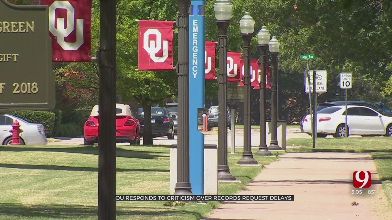 OU Responds To Criticism Over Open Records Request Delays