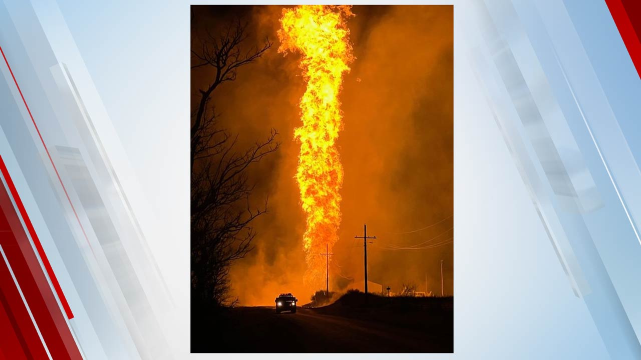 Pipeline Explodes In Oklahoma Panhandle; Flames Seen For Miles