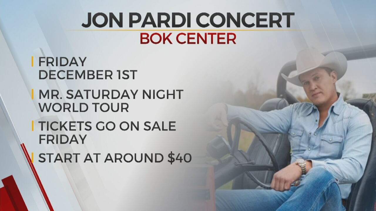 Jon Pardi Announces December Concert At BOK Center