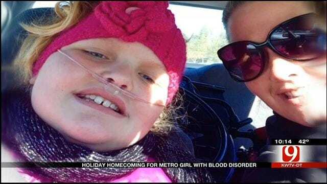 Holiday Homecoming Set For Bethany Girl With Blood Disorder