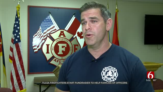 Tulsa Firefighters Start Fundraiser To Help Families Of Officers